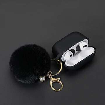 Protective Case Cover for Airpods Pro Charging Case with Ear Tips 1 Pair Kit, Air Pods Silicone Case...