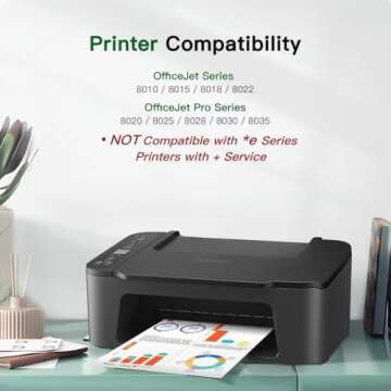 Acaves Compatible 910XL Ink Cartridge Replacement for HP Officejet Pro 8020 8025 8028 8030 8035 8022...