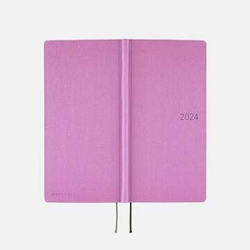 Hobonichi Techo 2024 Weeks [English/Tall and Slim Size/January Start] Colors: Lavender