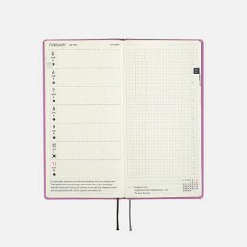 Hobonichi Techo 2024 Weeks [English/Tall and Slim Size/January Start] Colors: Lavender