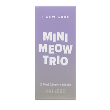 I DEW CARE Mini Meow Trio | Peel Off Face Mask Set: Hydrating, Illuminating, Exfoliating | Self Care...