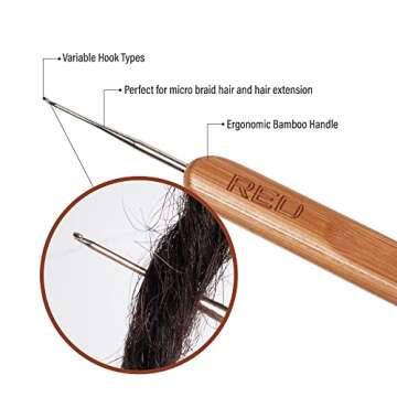 RED by Kiss Dreadlock Crochet Hook – Best Tool for Hair Dreadlocks & Braids