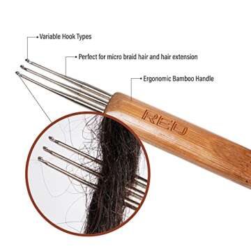 RED Dreadlock Crochet Hook - Perfect for Hair Braiding