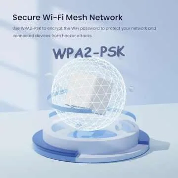 Tenda Nova Mesh WiFi System - Covers 3500 sq.ft - AC1200 Dual-Band Mesh Network for Home Internet - Parental Control - 3-Pack
