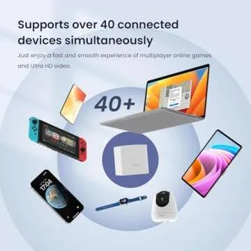 Tenda Nova Mesh WiFi System - Covers 3500 sq.ft - AC1200 Dual-Band Mesh Network for Home Internet - Parental Control - 3-Pack