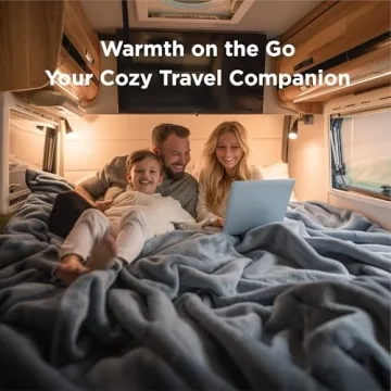 Luxurious Bedsure Fleece King Size Blanket in Grey