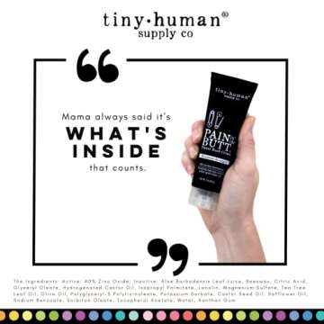 Pain in The Butt MAX Diaper Rash Cream 3oz with Zinc Oxide