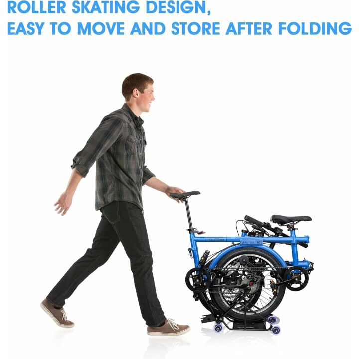Folding 7 Speed Tandem Bike for Adults and Kids