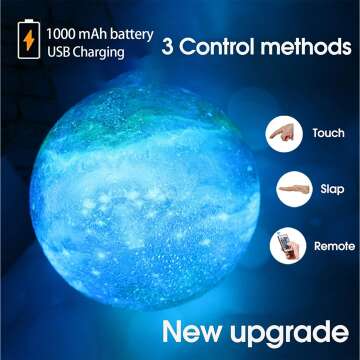 Moon Lava Night Light Galaxy Lamp - 16 LED Colors