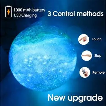 Moon Lava Night Light Galaxy Lamp - 16 LED Colors