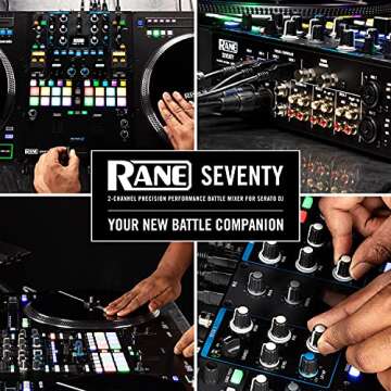 RANE DJ SEVENTY Mixer for Serato DJ with Akai Pads