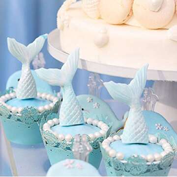 Beads Pearls Silicone Mold Fondant Decorating Mould String of Pearl Cake Decorating Sugarcraft Decorating Tool