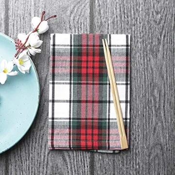 DG Collections Dinner Napkins - 100% Cotton Set of 12