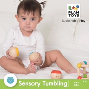 PlanToys Sensory Tumbling - Eco-Friendly Baby Development Toys