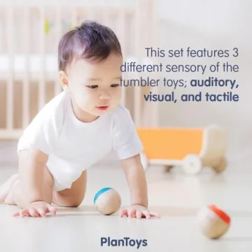 PlanToys Sensory Tumbling - Eco-Friendly Baby Development Toys