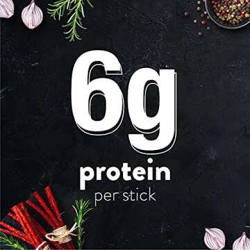 Tasty BIGOES Chorizo Jerky Sticks - Low Carb Keto Snack
