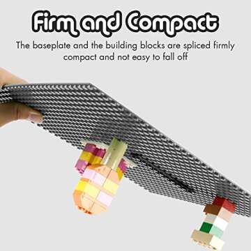 Lekebaby Classic Baseplates Building Base Plates for Building Bricks 100% Compatible with Major Brands-Baseplate 10" x 10", Pack of 6, Grey