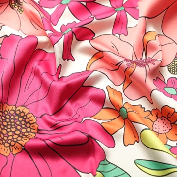 AWAYTR 35” Silk Scarf for Women - Stylish Hair Accessory