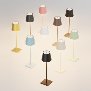Stylish Rechargeable LED Table Lamp for Indoor and Outdoor Use