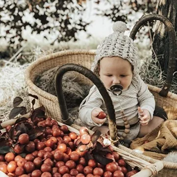 BIBS Natural Rubber Baby Pacifier - Safe & Cute 2-Pack