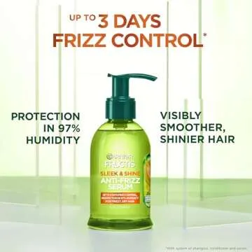 Garnier Fructis Sleek & Shine Anti-Frizz Serum, 5.1 Fl Oz