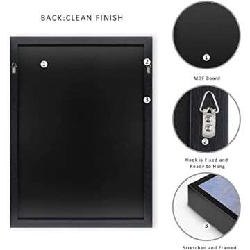 Printed on Canvas Abstract Still Life Painting Zen Stone Feng Shui Posters Prints Wall Art for Living Room Decor Pictures 80x133cm/32x52inch With Black Framed Ready to Hang