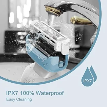 EUNON Electric Razor for Women with LED Light and Waterproof