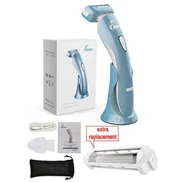 EUNON Electric Razor for Women with LED Light and Waterproof
