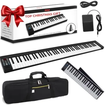 Pyle Portable 88 Key Digital Piano - Perfect for Musicians on the Go!