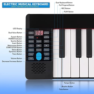 Pyle Portable 88 Key Digital Piano for All Musicians