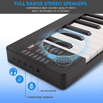 Pyle Portable 88 Key Digital Piano for All Musicians