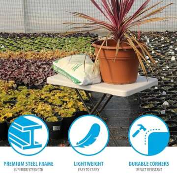 Lifetime 28240 Adjustable Folding Laptop Table for Versatile Use