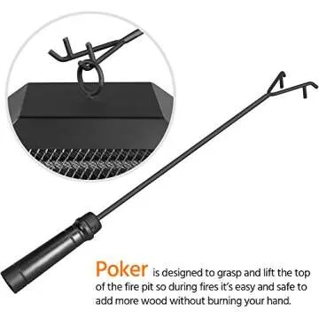 Yaheetech 32in Outdoor Fire Pit for Cozy Evenings