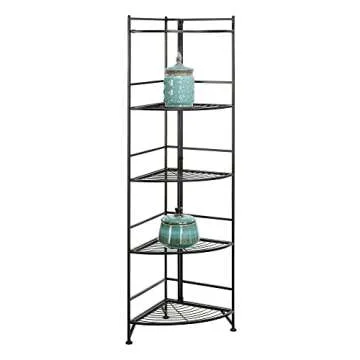 Convenience Concepts Xtra 5-Tier Corner Folding Shelves