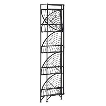 Convenience Concepts Xtra 5-Tier Corner Folding Shelves