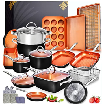 Home Hero Non Stick Cookware Set - Induction Compatible