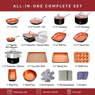 Home Hero Non Stick Cookware Set - Induction Compatible