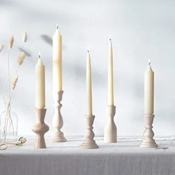 Root Timberline Collenette Dinner Candles Set of 4 7 Inch