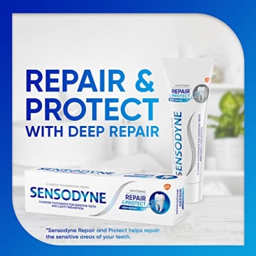 Sensodyne Toothpaste for Sensitive Teeth & Whitening in 2 Pack
