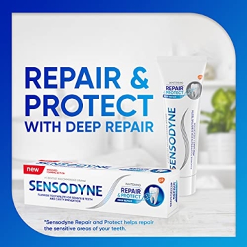 Sensodyne Toothpaste for Sensitive Teeth & Whitening in 2 Pack