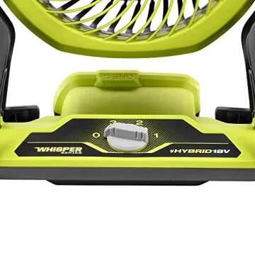 RYOBI 18V Cordless Hybrid WHISPER SERIES Fan