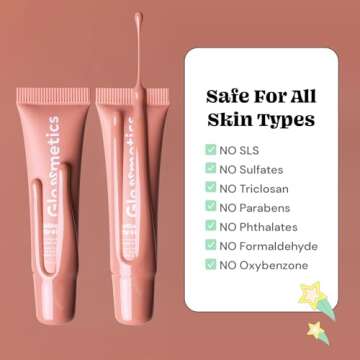 Glossmetics Vanilla Latte Lip Glaze Overnight Lip Mask