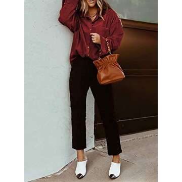 MIHOLL Womens Corduroy Shacket for Versatile Style