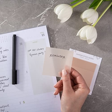 DiverseBee Transparent Sticky Notes for Creative Note-Taking