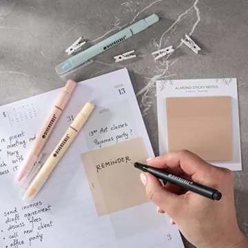 DiverseBee Transparent Sticky Notes for Creative Note-Taking