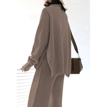 Fixmatti Women Knitted 2-Piece Outfits for Chic Comfort