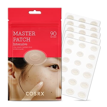 COSRX Master Patch Intensive | Oval-Shaped Hydrocolloid Pimple Patch with Tea Tree Oil & Salicylic A...