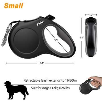 Fida Retractable Dog Leash, 16 ft for Small Pets