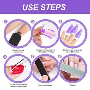 Teenitor Gel Nail Polish Remover Kit for Easy Removal