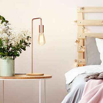 Fontana Table Lamp - Chic Rose Gold Design for Your Home